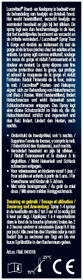 Lucovitaal Keel & Hoest Spray 20 ml