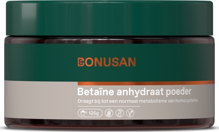 Betaïne Anhydraat Poeder 125 Gram