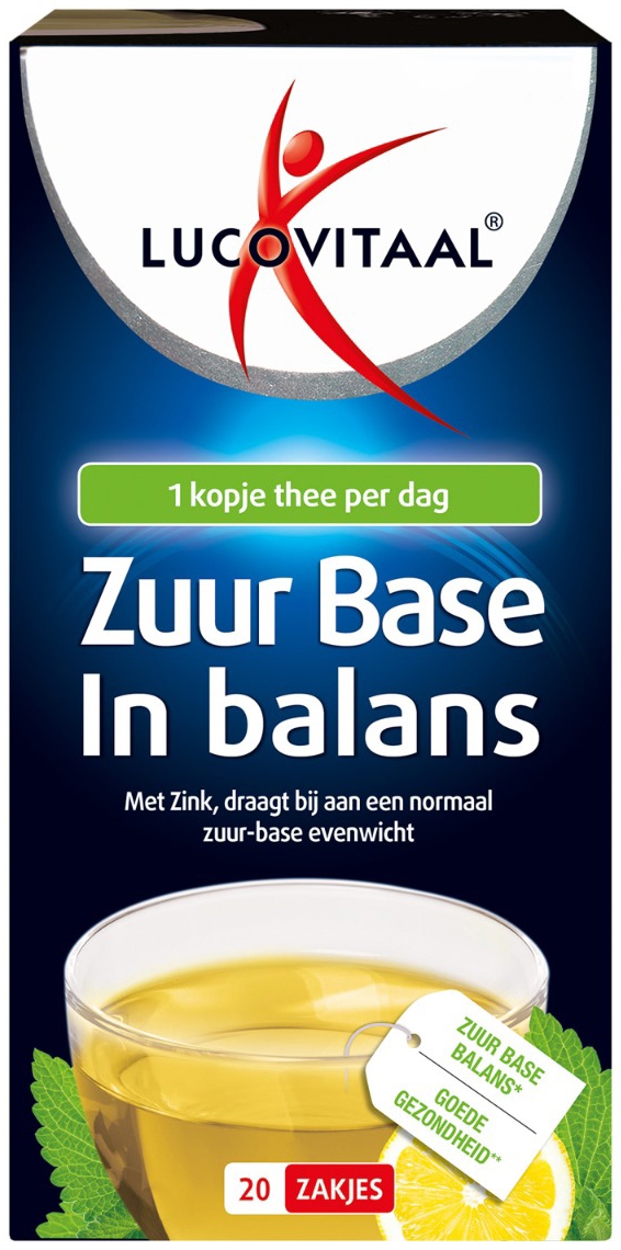 Lucovitaal Zuur Base Thee 20 zakjes