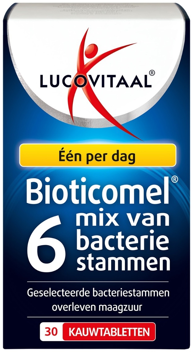 Lucovitaal Probiotica Mix Van 6 Bacterie Stammen 30 kauwtabletten