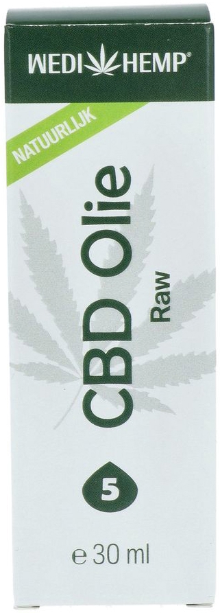 Wedihemp CBD Olie Raw 5% 30 ml