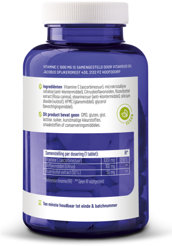 Vitakruid Vitamine C 1000 mg 180 Tabletten