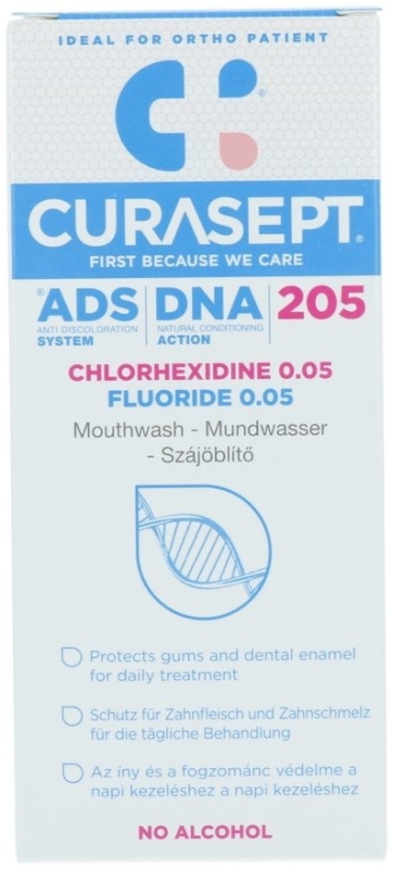 ADS DNA 205 CHX 0,05% mondspoelmiddel 200ml