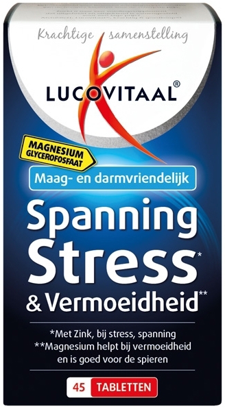 Lucovitaal Magnesium Spanning Stress & Vermoeidheid 45 tabletten