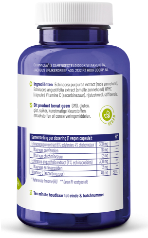 Vitakruid Echinacea Purpurea-Angustifolia 90 Vegan Capsules