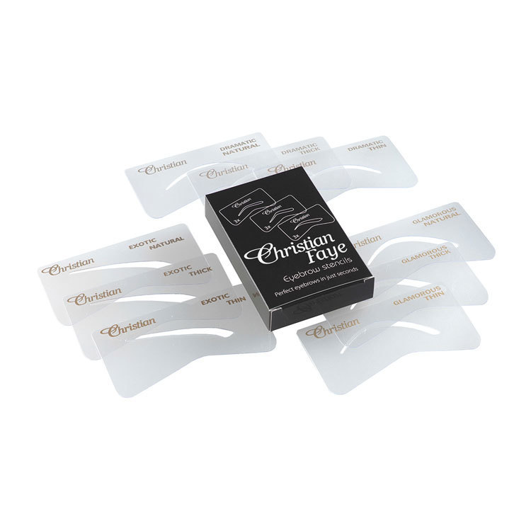 Christian Faye Eyebrow Stencil Set DEG 3 Stuks