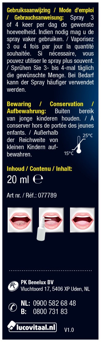 Lucovitaal Droge Mond Spray 20 ML