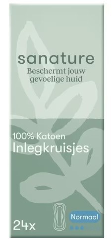 Katoenen Inlegkruisjes Normaal 24 Stuks