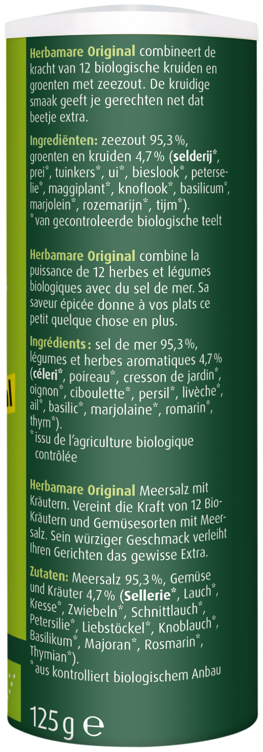 A.Vogel Herbamare Original korrels 125 gram