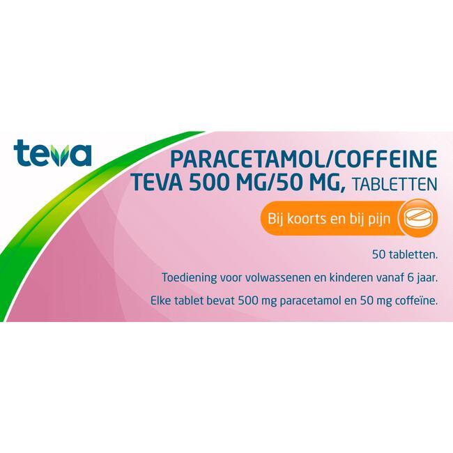 Paracetamol Coffeine 500/50 50 tabletten