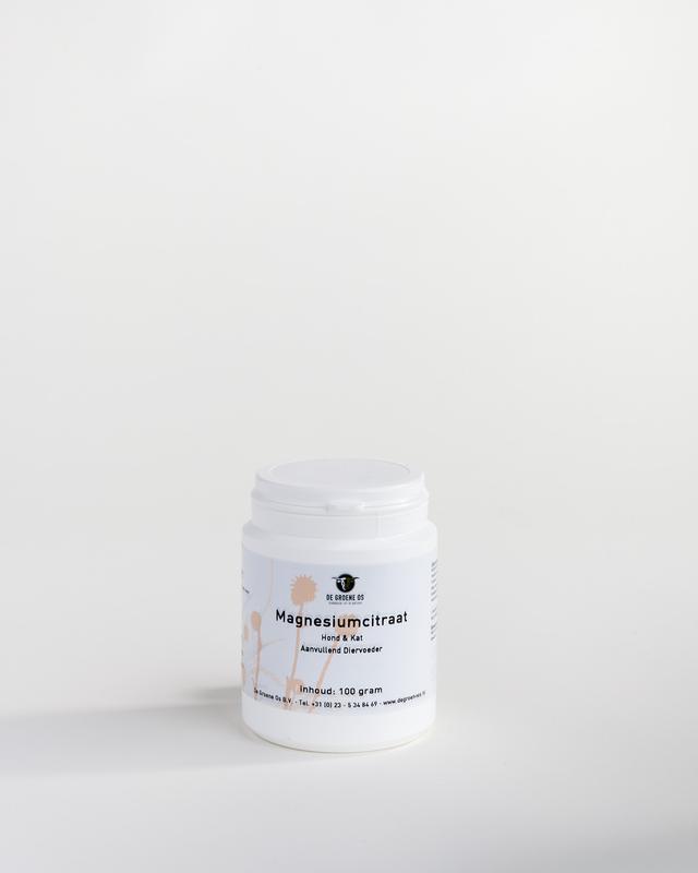 Magnesiumcitraat Hond/Kat 100 Gram