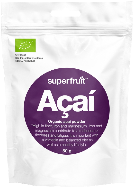 Superfruit Acai Poeder Biologisch 50 gram