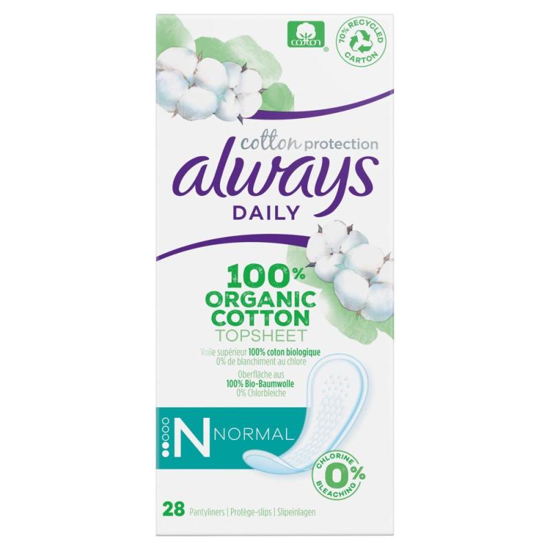 Always Inlegkruisjes Daily Cotton Protection 28 stuks