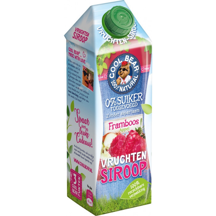 Appel Framboos Vruchtensiroop 750ml