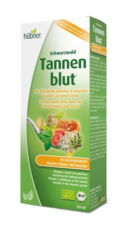 Hubner Tannenblut Kruidensiroop Bio 250 ML