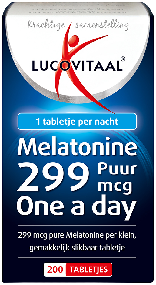 Lucovitaal Melatonine Puur 299 MCG 200 Tabletten