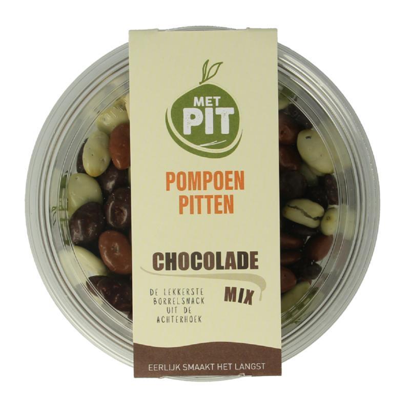 Pompoenpitten mix chocolade 150g