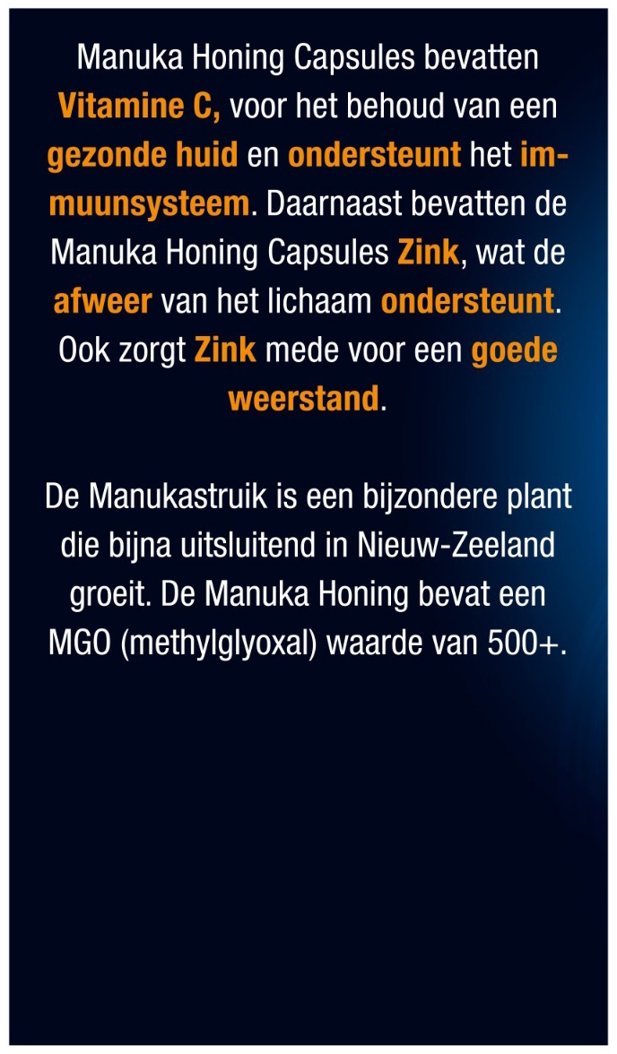 Lucovitaal Manuka Honing Zink 30 capsules
