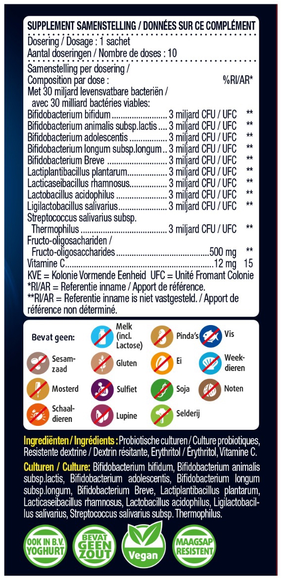 Lucovitaal Pre & Probiotica 10sach