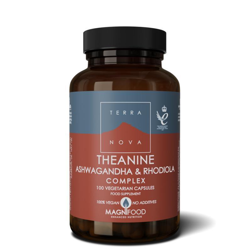 Terranova L-theanine ashwagandha & rhodiola complex 100ca