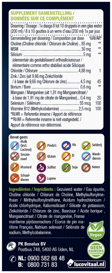 Lucovitaal Silicium Druppels 30ml