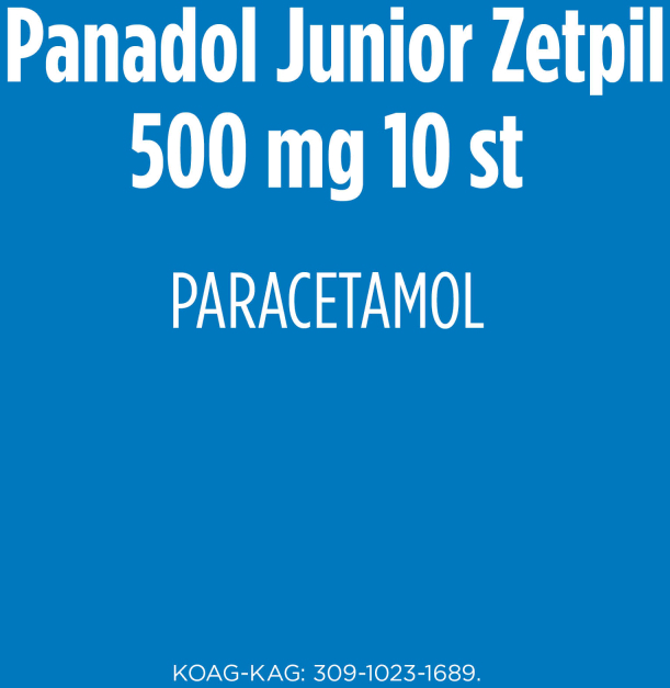 Panadol Junior Zetpillen 500 mg Voor Kinderen Vanaf 6 Jaar 10 Zetpillen