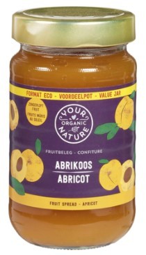 Your Organic Nature Abrikozenjam Biologisch 375gr