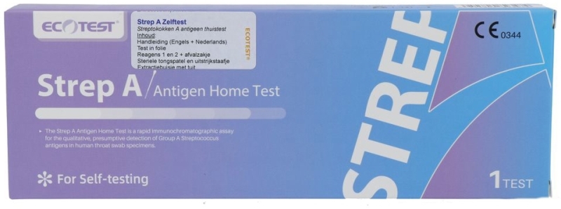 Testjezelf.nu Strep A Zelftest 2st