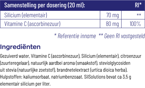 Vitakruid Silsolutions Aardbei 1000 ML