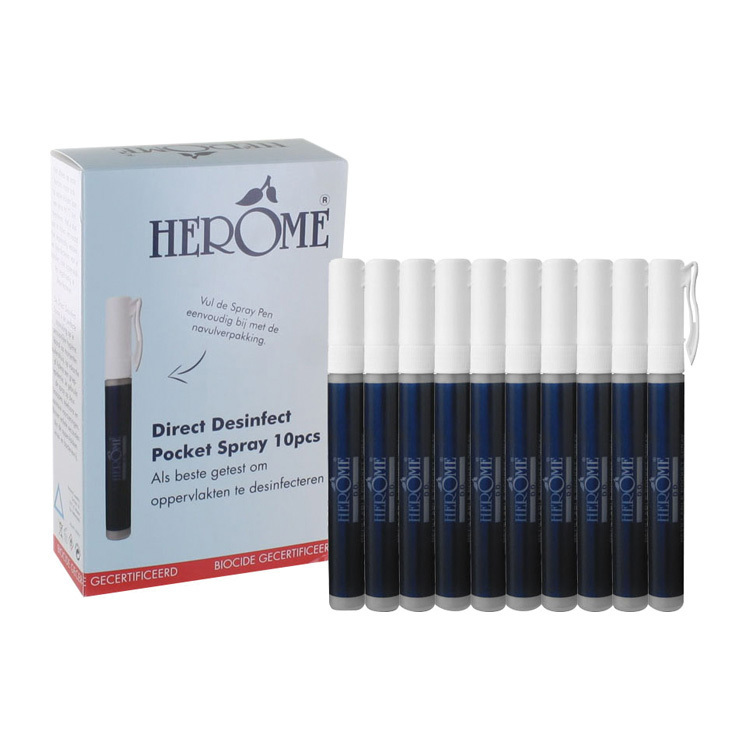 Herôme Direct Desinfect Pocket Spray 10x10 ML
