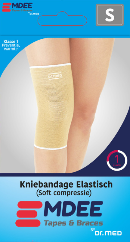 Elastic Support Knie S Huidskleur 1st
