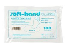 Onderzoekhandschoen softhand poly heren 100st