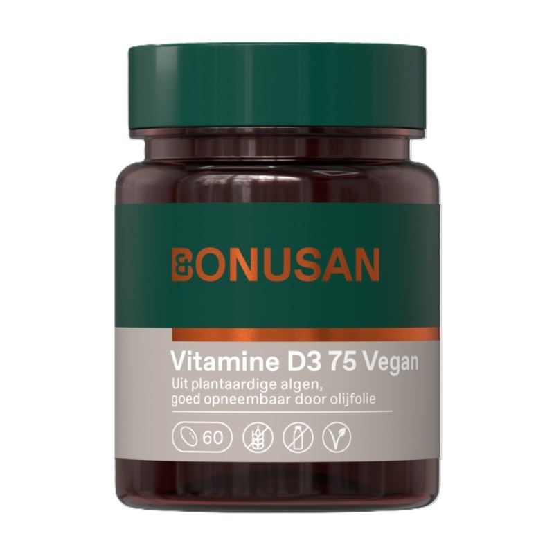 Vitamine D3 75 Vegan 60 Softgels