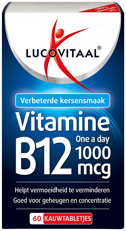 Lucovitaal Vitamine B12 1000mcg 60 kauwtabletten