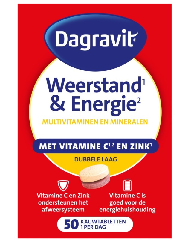 Totaal 30 Weerstand & Energie 50 kauwtabletten