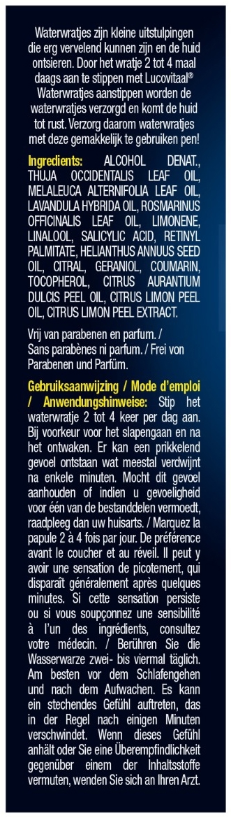 Lucovitaal Waterwratjes Aanstippen 15 milliliter