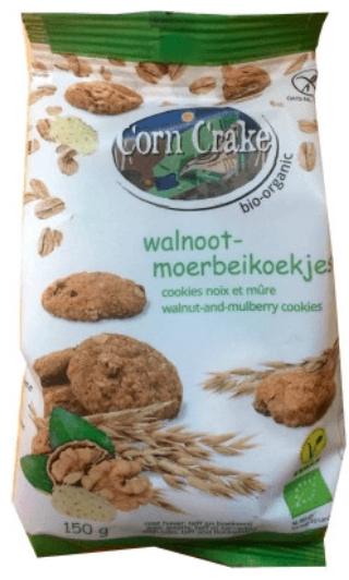 Walnoot Moerbei Koekjes Bio 150 Gram