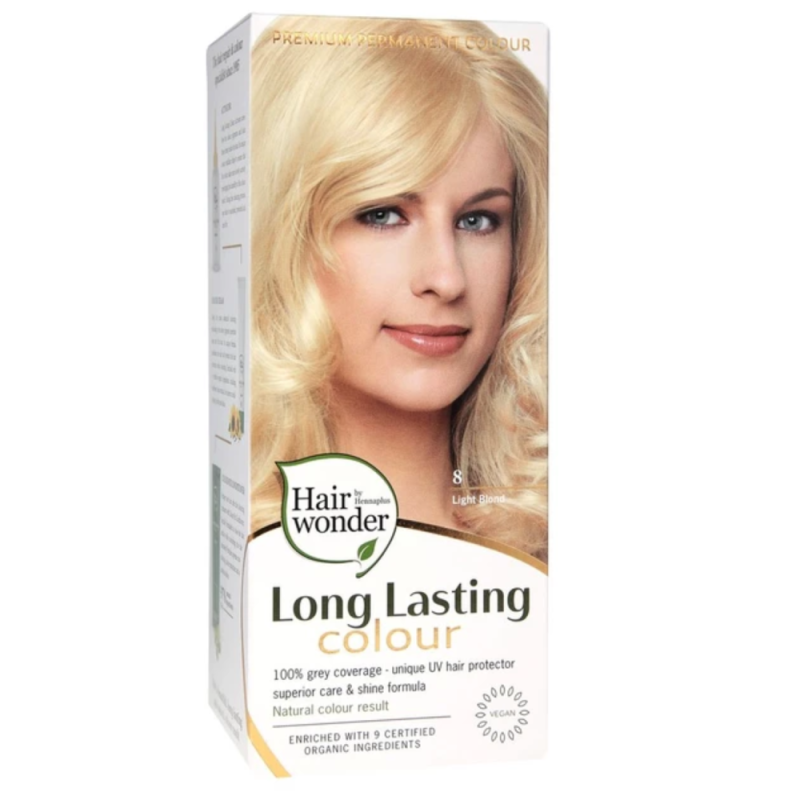 Haarkleuring Long Lasting Colour 8 Light Blond 100 ml