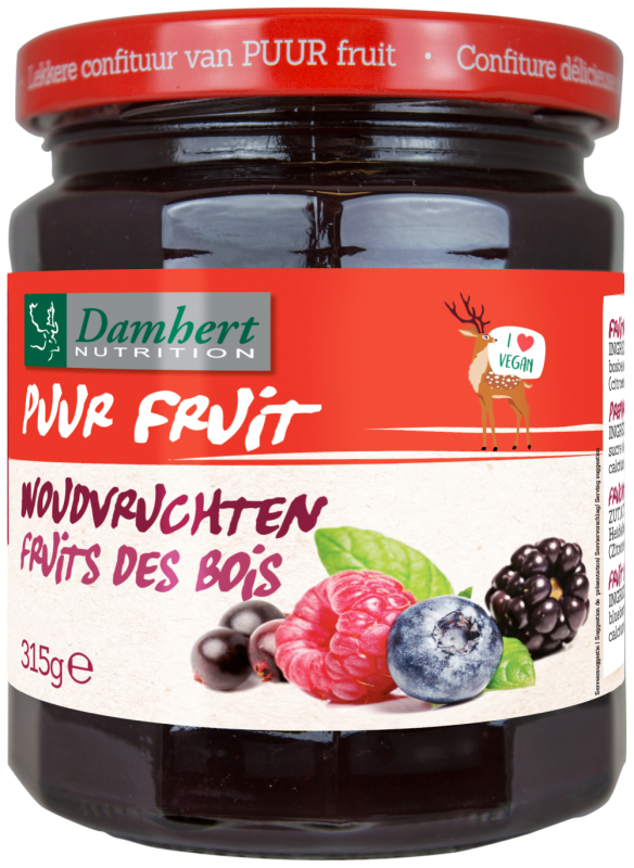 Puur Fruit Confituur Woudvruchten 315 Gram