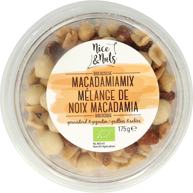 Macadamia Mix Met Zeezout Bio 175 Gram
