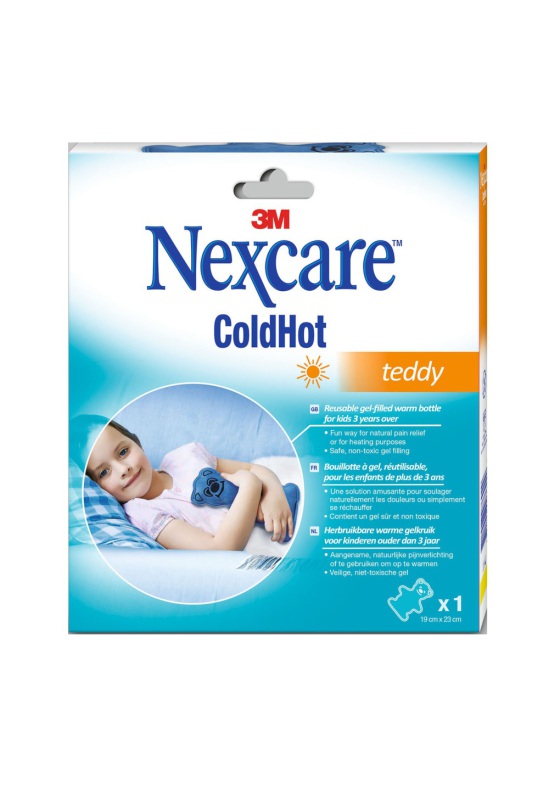 Cold & Hot Kruik Teddy Fluweel 1 stuk