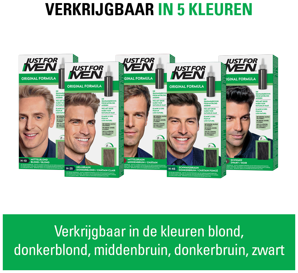 Just For Men Haarkleuring Donkerblond H25 1 Set