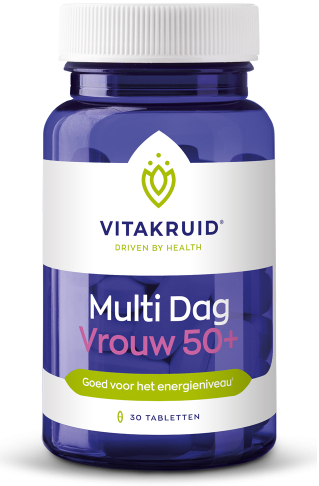 Vitakruid Multi Dag Vrouw 50+ 30 tabletten