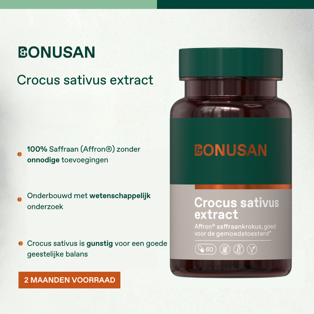 Bonusan Crocus sativus extract 60 Capsules