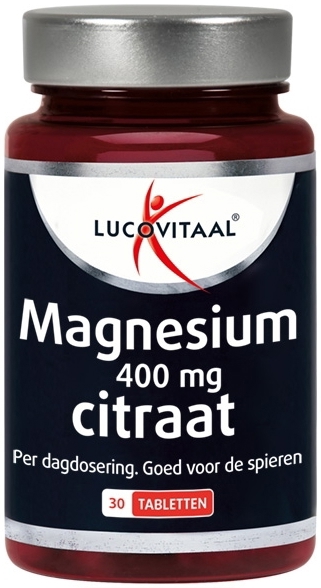Lucovitaal Magnesium 400mg Citraat 30 tabletten
