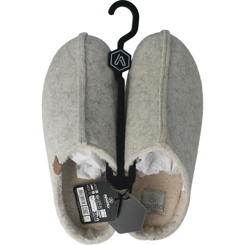 Zweedse slof beige 37/38 dames 1paar