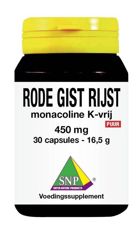 Rode gist rijst monacoline K vrij 30ca