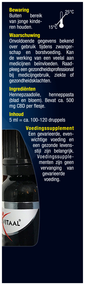 Lucovitaal CBD Cannabidiol Olie 10% 5ml