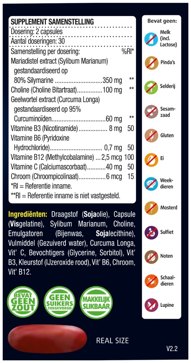 Lucovitaal Lever Reiniging 60 capsules