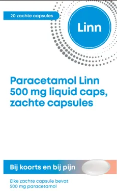 Paracetamol 500 mg Liquid Caps 20 capsules